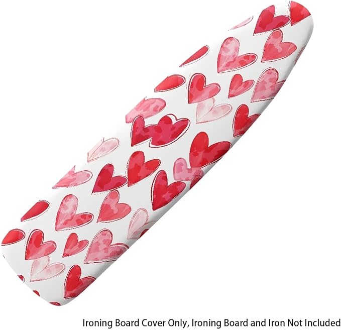 Heart Cartoon Ironing Board Cover Romantic Standard Size 15″x54″ Ironing Board