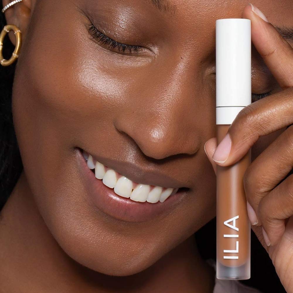 ILIA - True Skin Serum Concealer | Non-Comedogenic, Cruelty-Free, Vegan, Safe For Sensitive Skin, Reduces Appearance of Dark Circles + Blemishes (Arrowroot SC.5, 0.16 oz | 5 ml)