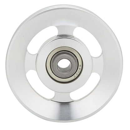 Gym Pulley Wheel for Cable Machine – 114mm Aluminum Alloy Fitness Pulley with Universal Bearing, 90mm Diameter Cable Attachment Compatible with Most Home Gym Systems (USA)