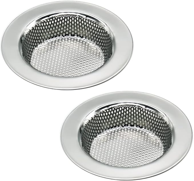 2PCS Kitchen Sink Strainers, Sink Drain Filter, Sink Basket Strainer, 4.5 Inch