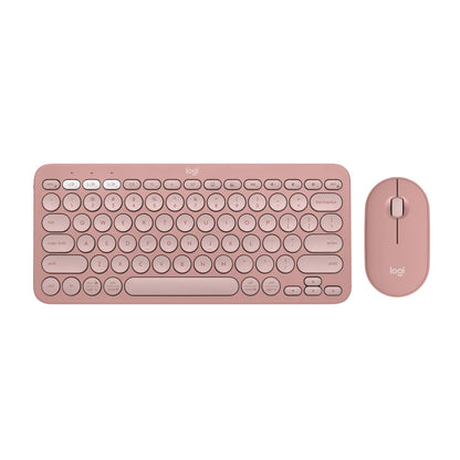 Logitech Pebble Keys 2 K380s, Multi-Device Bluetooth Wireless Keyboard with Customizable Shortcuts, Slim and Portable, Easy-Switch for Windows, macOS, iPadOS, Android, Chrome OS - Tonal Graphite