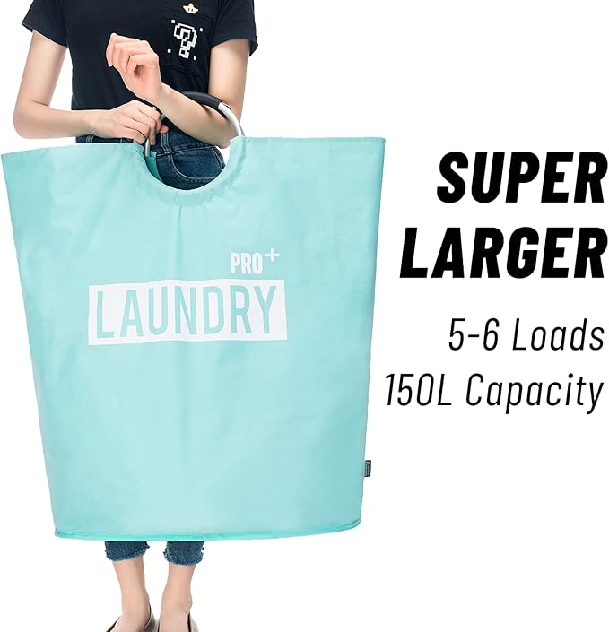 Caroeas Super Large 150L Laundry Hamper Pro, Waterproof Laundry Basket
