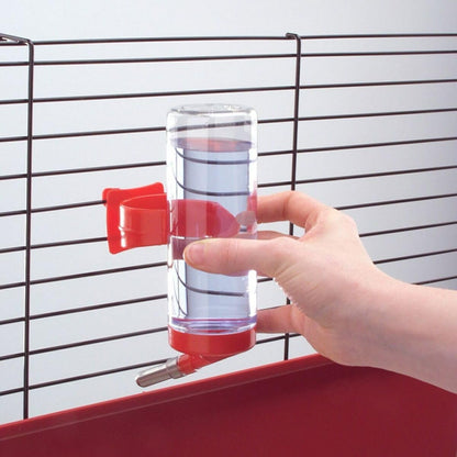 Water Dispenser for Hamsters and Rodents FPI 4661 DRINKY, 150 cc, Suitable for Mesh Cages, Mixed Colours