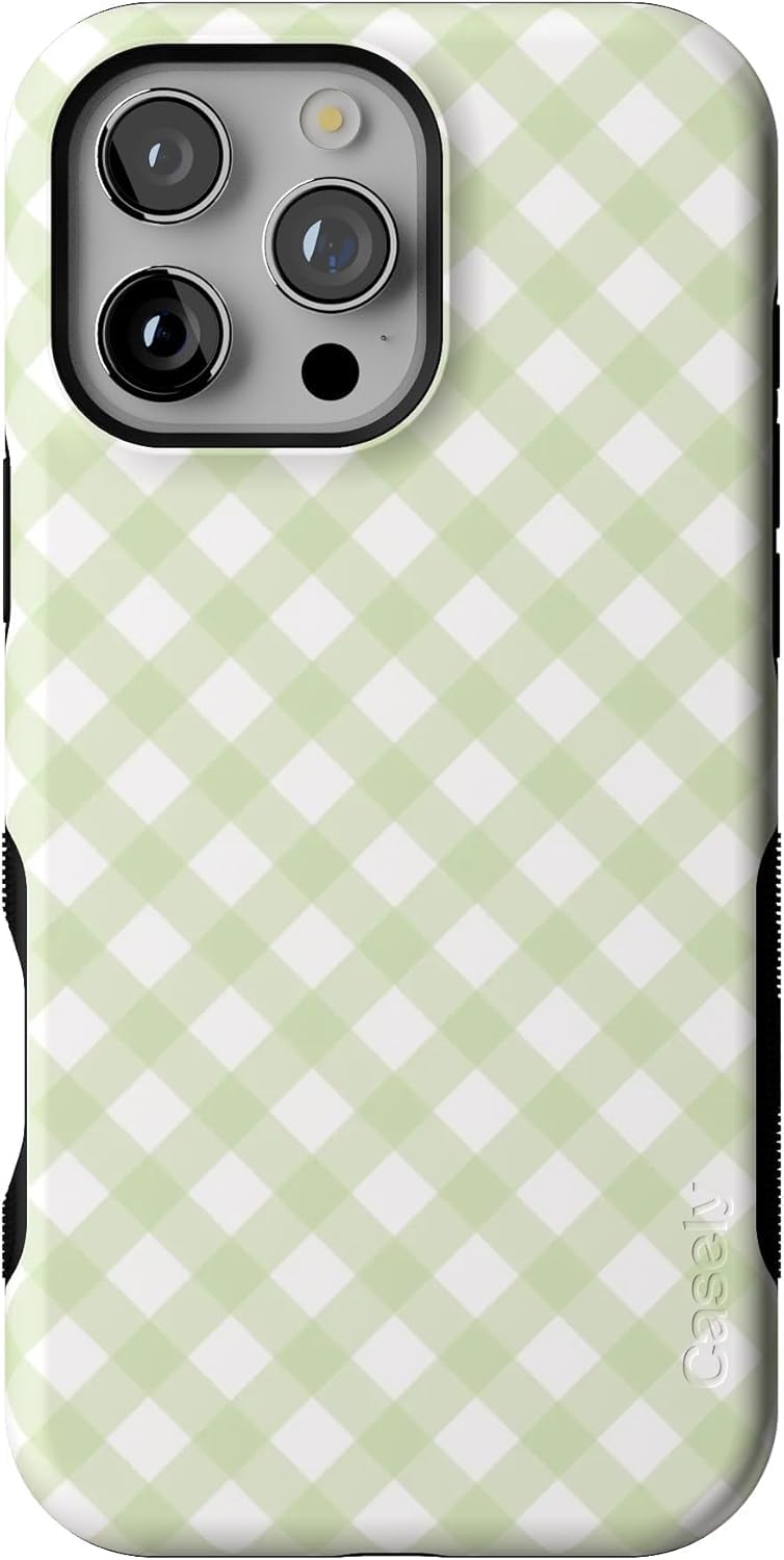 Casely iPhone 16 Pro Max Case | Blue Stripes | Sunday Best | Compatible with MagSafe | Bold Protective Design