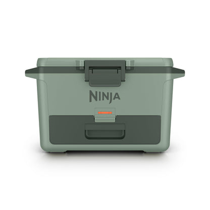Ninja FrostVault 50qt Hard Cooler with Dry Zone | Integrated Fridge-Temp Dry Storage Drawer | Premium Heavy-Duty Insulated Cooler | Keeps Ice Cold for Days | Spanish Moss | FB151GN1