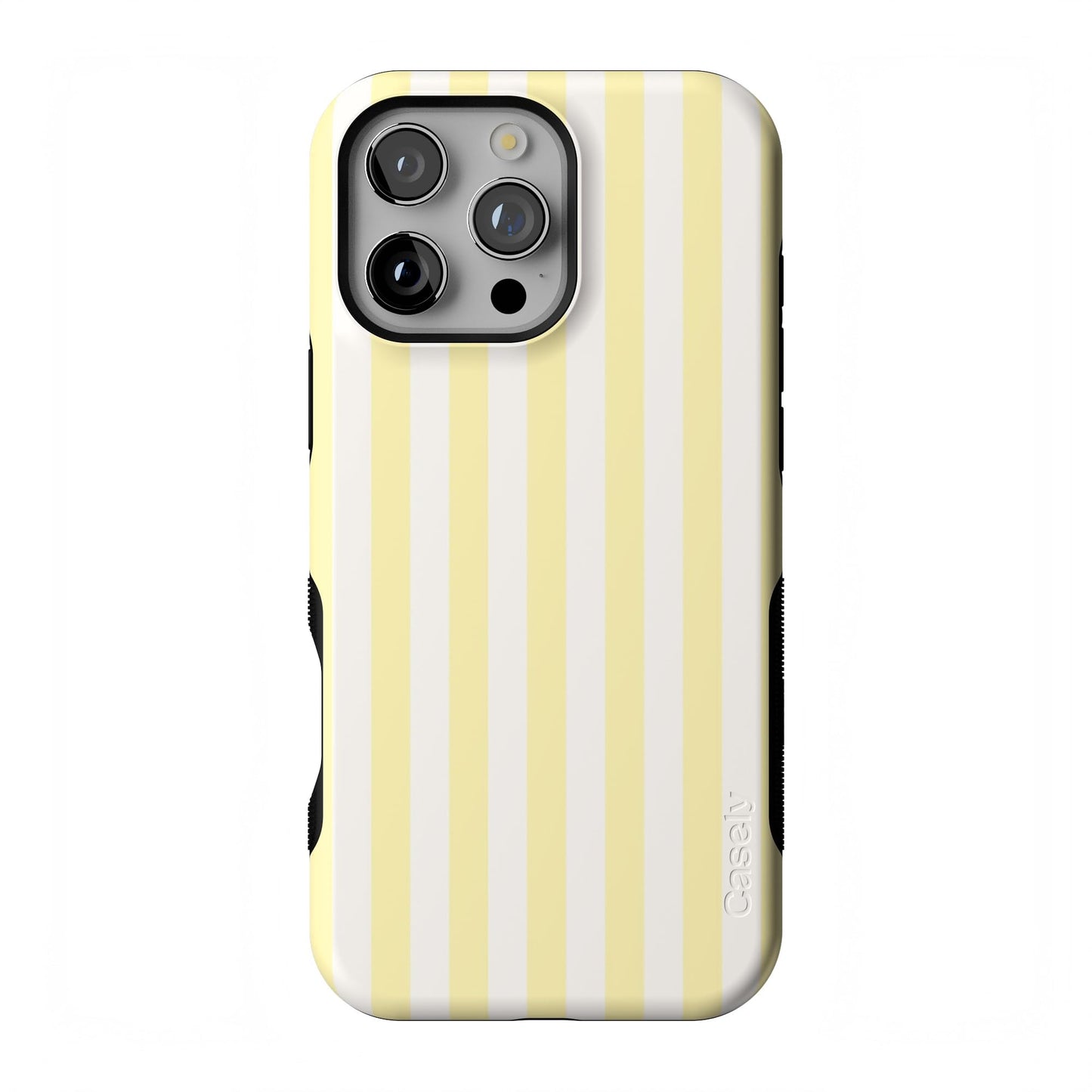 Casely iPhone 16 Pro Max Case | Blue Stripes | Sunday Best | Compatible with MagSafe | Bold Protective Design