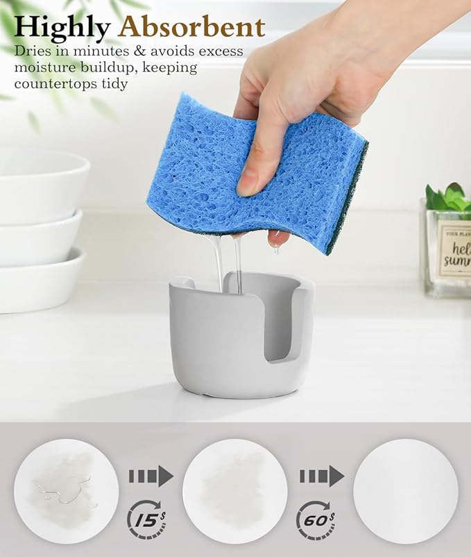 Luxspire Diatomite Sponge Holder