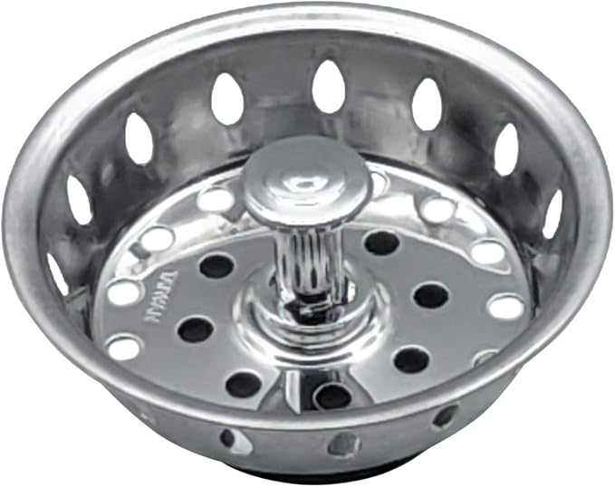 VIVA Kitchen Sink Strainer, Stainless Steel Basket Strainer Replacement