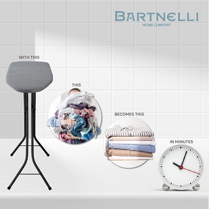 Bartnelli Pulse Ironing Board | Made in Europe | Patent Space Saving Smart