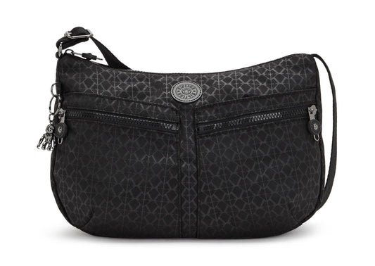 Kipling IZELLAH Medium crossbody, Signature Emb (Black)