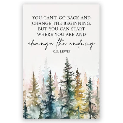 Motivational Office Wall Decor CS Lewis Quote Inspirational Wall Art Positive Affirmations Canvas Prints Encouraging Motivational Posters For Office Bedroom Living Room Home 8x12inch Unframed