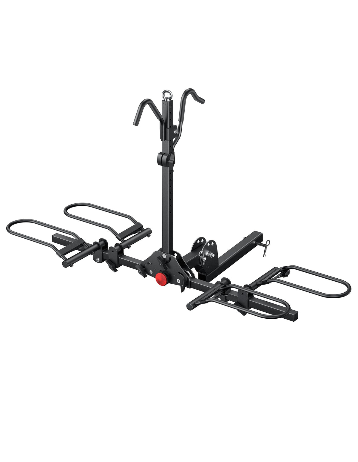 Young Bike Rack Hitch for Car - 200LB 2-Bike Rack Hitch Mount Platform Style Hitch Bike Rack，Smart Tilting & Easy Fold for Car SUV with 2 Inch Receiver，Bike Carrier Fits Up to 5-inch Fat Tire