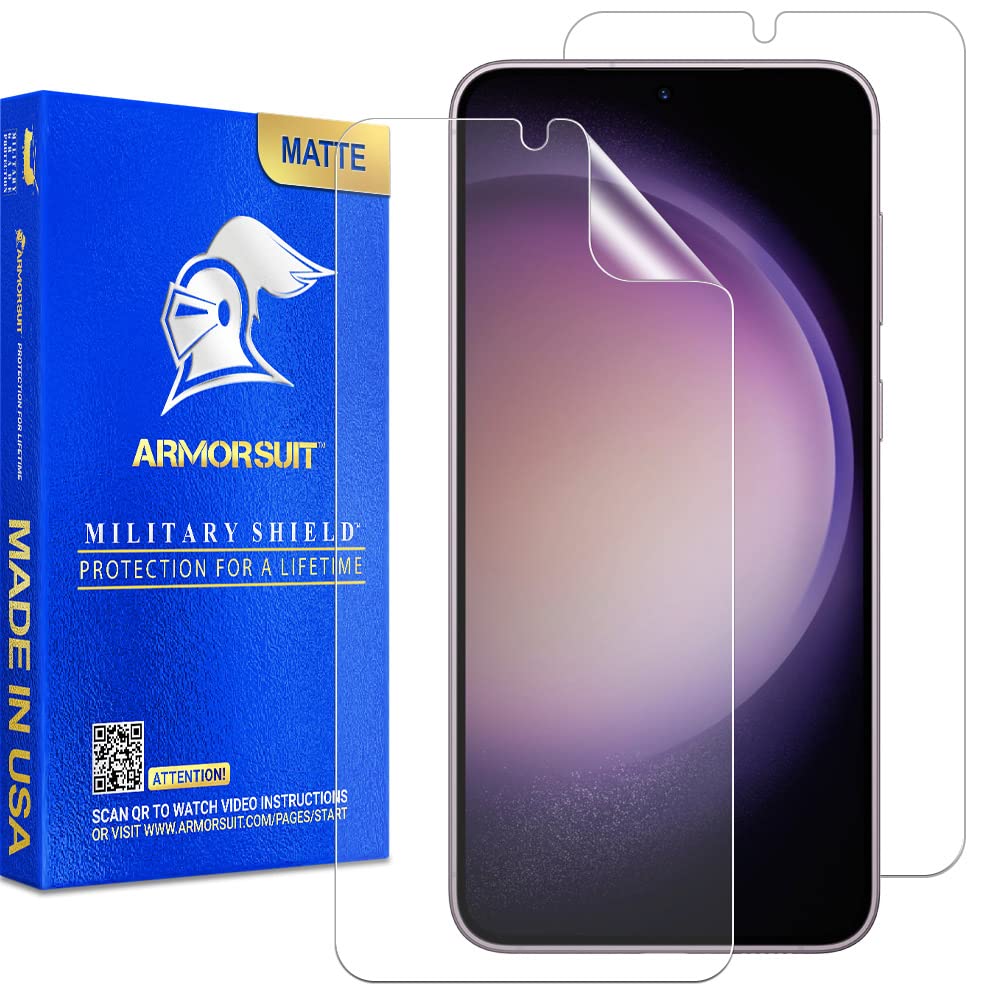 ArmorSuit 2 Pack for Samsung Galaxy S24 Ultra Screen Protector (6.8") Case Friendly MilitaryShield HD Clear Film - Made in USA