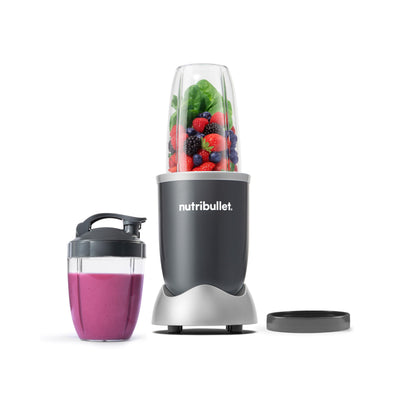 nutribullet Personal Blender, Shakes, Smoothies, Food Prep, and Frozen Blending, 24 Ounces, 600 Watt, Gray, NBR-0601WM