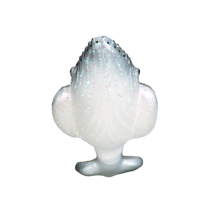 Old World Christmas Humpback Whale Glass Blown Ornament for Christmas Tree, Handcrafted Holiday Decoration, Sea Collection