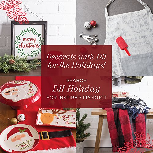 DII Tartan Plaid Collection Holiday Dining Table & Kitchen Décor, Rectangle Christmas Tablecloth, 60x104, Red, Green & White
