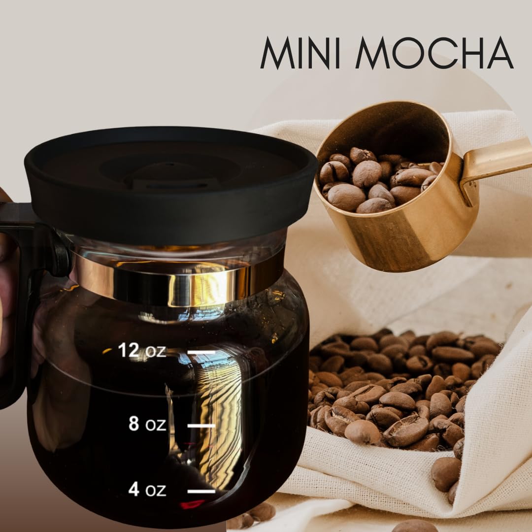 Mini Mocha - Coffee Pot Coffee Mug - 16 oz Funny Coffee Pot Mug - Great Novelty Mug That Friends & Coworkers will love - Makes a Great Gift for Friends