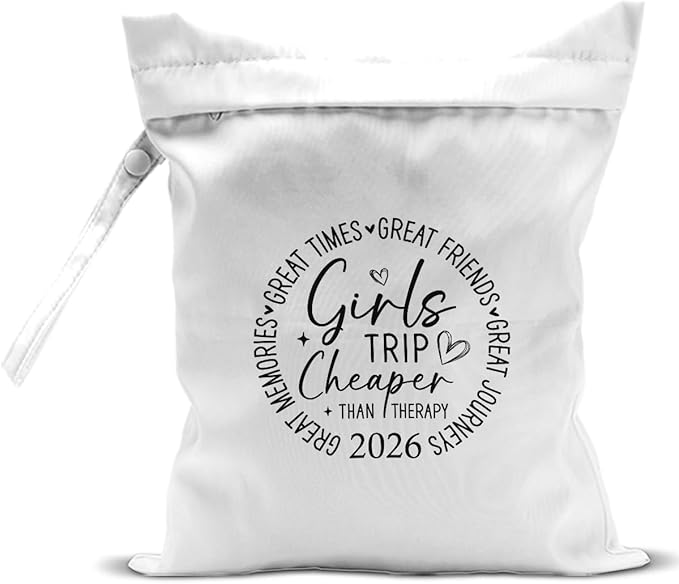 Girls Trip Gifts Wet Dry Bag, Beach Bag Wet Bag Favors,