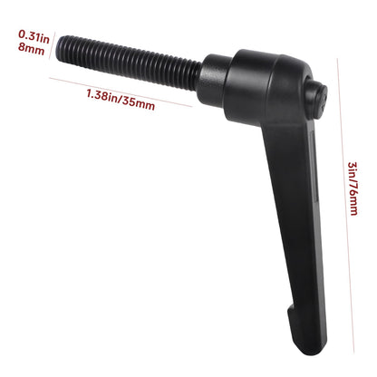 MUGLFPT Exercise Bike Horizontal Seat Bar Adjustment Lever , Compatible with Peloton Exercise Bike Replacement Handle, Adjustable Alloy L-Shaped Handle Accessory
