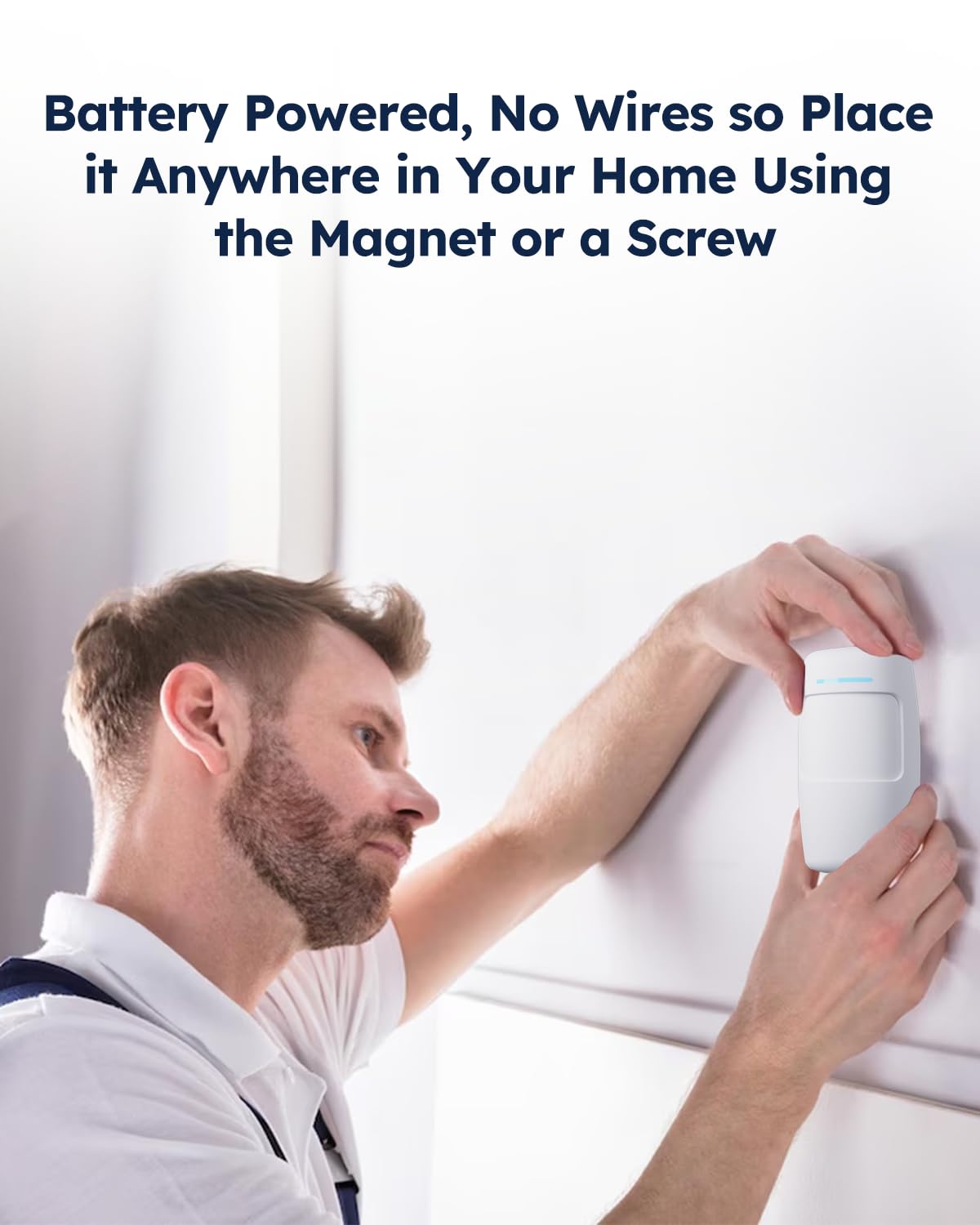 tolviviov Alarm System for Home Security, Door Alarm Systems, App Alerts, 15Piece Kit, No Monthly fee, WiFi Alarm, Door Window Motion Sensor, for Home Security and Kids Safety