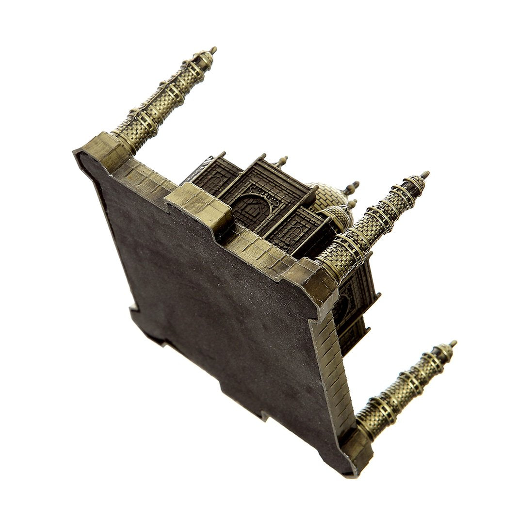 ZOVIE Metal Indian Taj Mahal Replica Model India Agra Souvenir Collection Handicrafts World Building Model Home Desk Decoration (Taj Mahal)