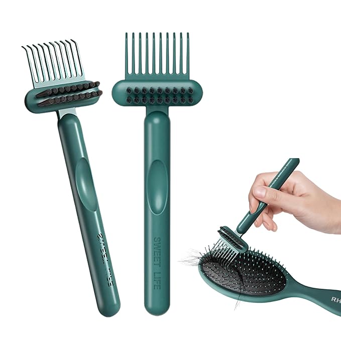 RHOS 2-in-1 Hair Brush Cleaner and Comb Remover Rake