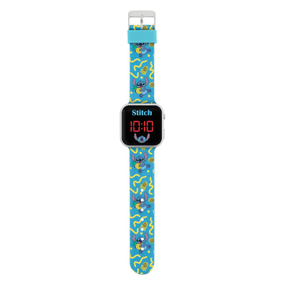 Disney Lilo and Stitch Character Print Strap LED Watch LAS4038