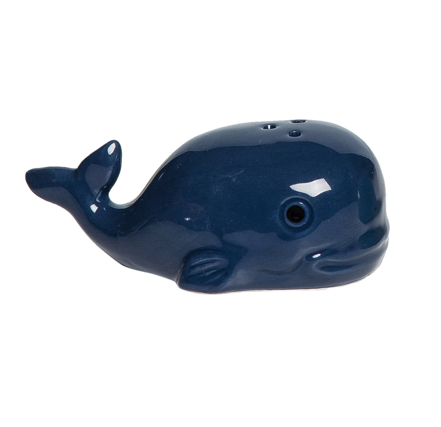 Blue Whales 2-Piece Ceramic Salt & Pepper Shaker Set