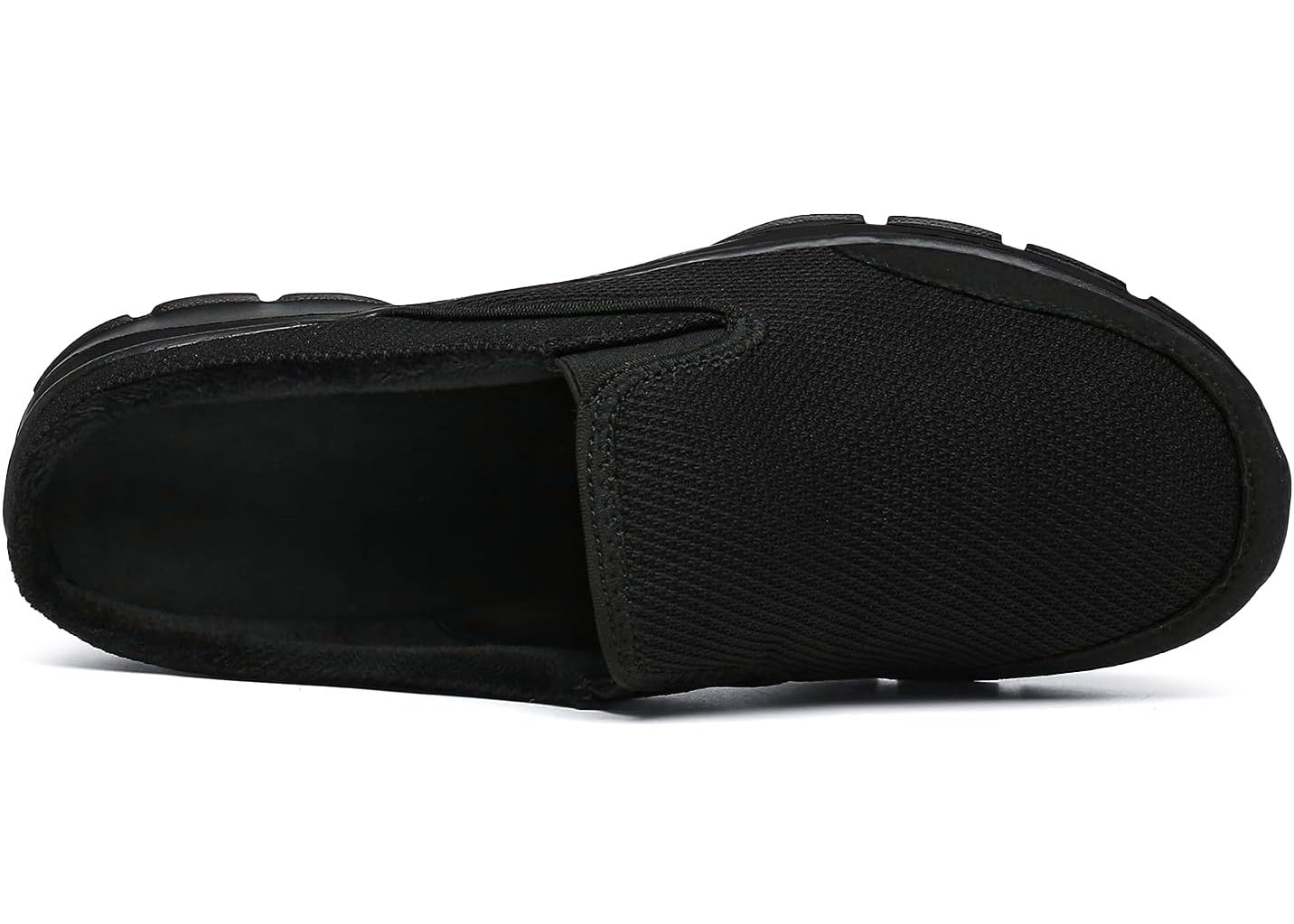 Slippers Ladies Mens Summer Slip-On Beach Sandals Backless Clogs Mules Indoor Outdoor Comfortable Casual Home Shoes Flip Flops,Black-II,7 UK