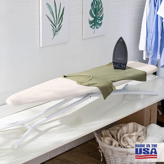 Full Size Ironing Board Made in USA – Beige by Seymour Home Products 4