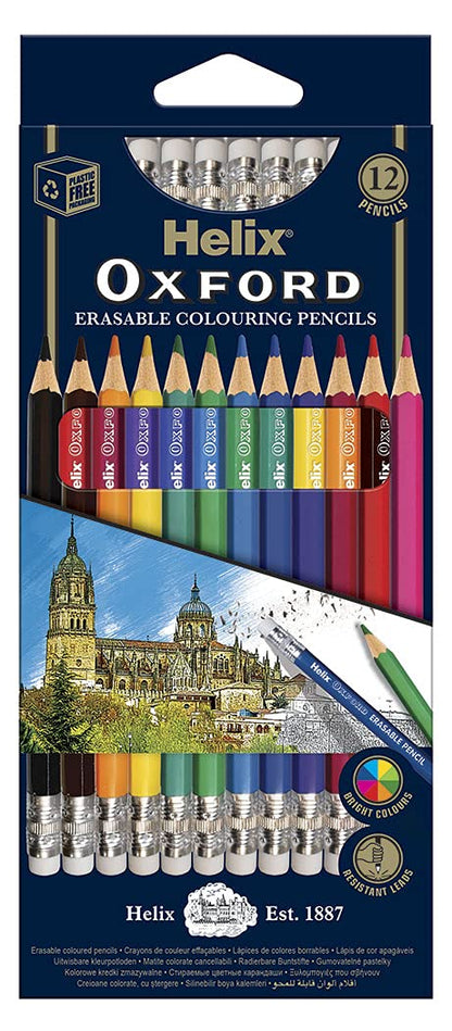 Helix Oxford Complete Back to School Stationery Set - Comprehensive Helix Oxford school supplies set including Maths Set, Pens, Ruler, Scientific Calculator & More - Ideal for High School or College