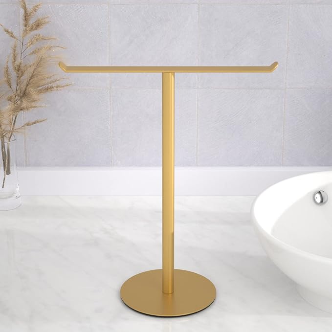 Gold Hand Towel Stand, T-Shape Hand Towel Holder