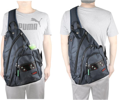 Sling Backpack, Sling Bag for Laptop, Crossbody Bag for Men, Larswon Shoulder Bag for Women, Laptop Backpack, Backpack