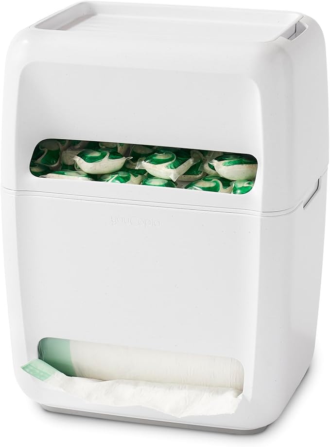 YouCopia SinkSuite Bag & Pod Dispenser, Standing Garbage Bag and Dishwasher Pod