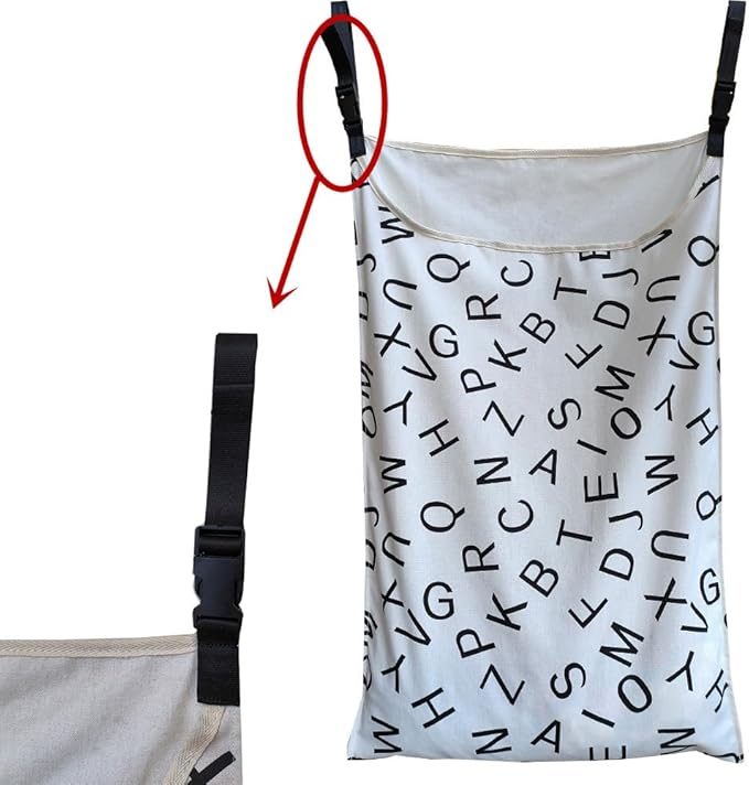 Adjustable Space Saving Door Hanging Laundry Hamper Bag Dorm Laundry Bag