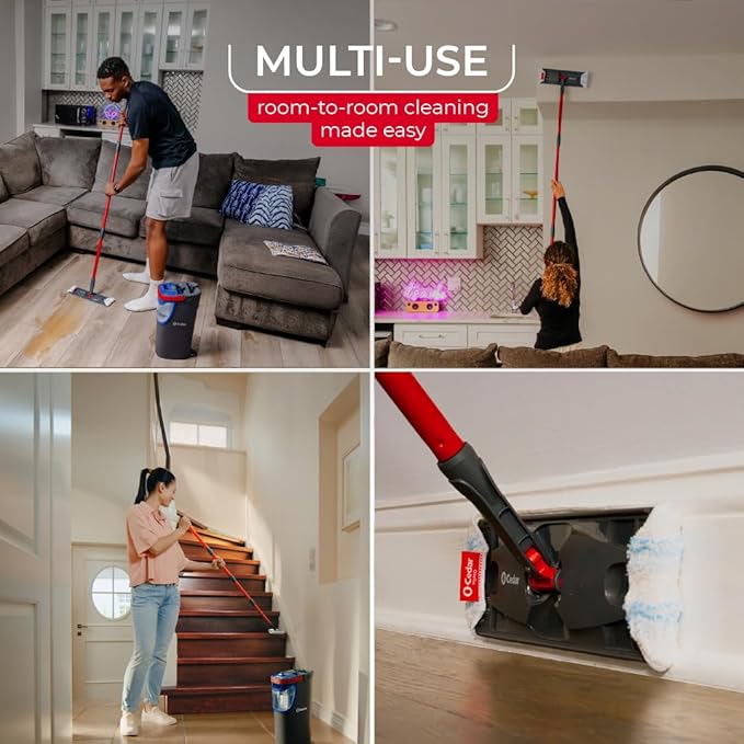 O-Cedar H2prO Flat Mop System | Quick Cleaning Tool | Clean