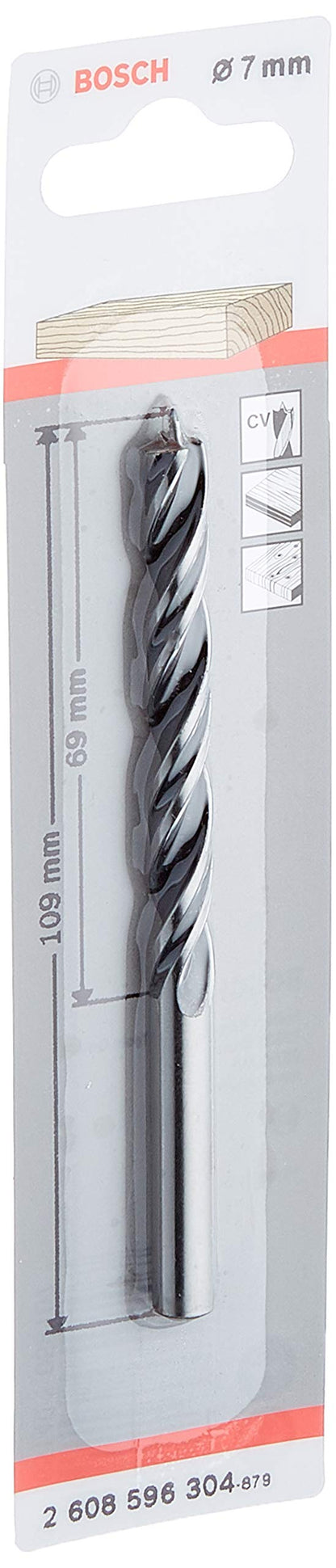 Bosch Professional Brad Point Drill Bit (for wood, Ø 7 mm, accessories rotary drills)