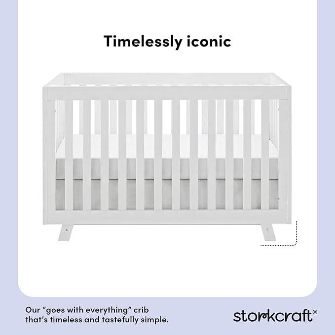 Storkcraft Beckett 3-in-1 Convertible Crib – GREENGUARD Gold Certified