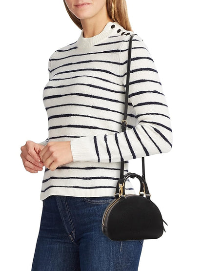 Stella McCartney, Alter Mat Faux-Leather Top-Handle Bag, Black