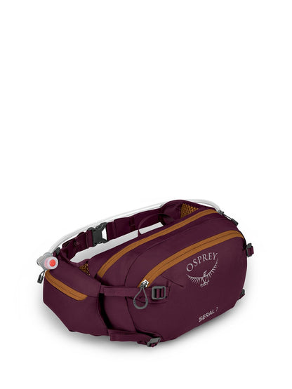 Osprey Seral 7L Biking Waist Pack with Hydraulics Reservoir for Men and Women, Aprium Purple