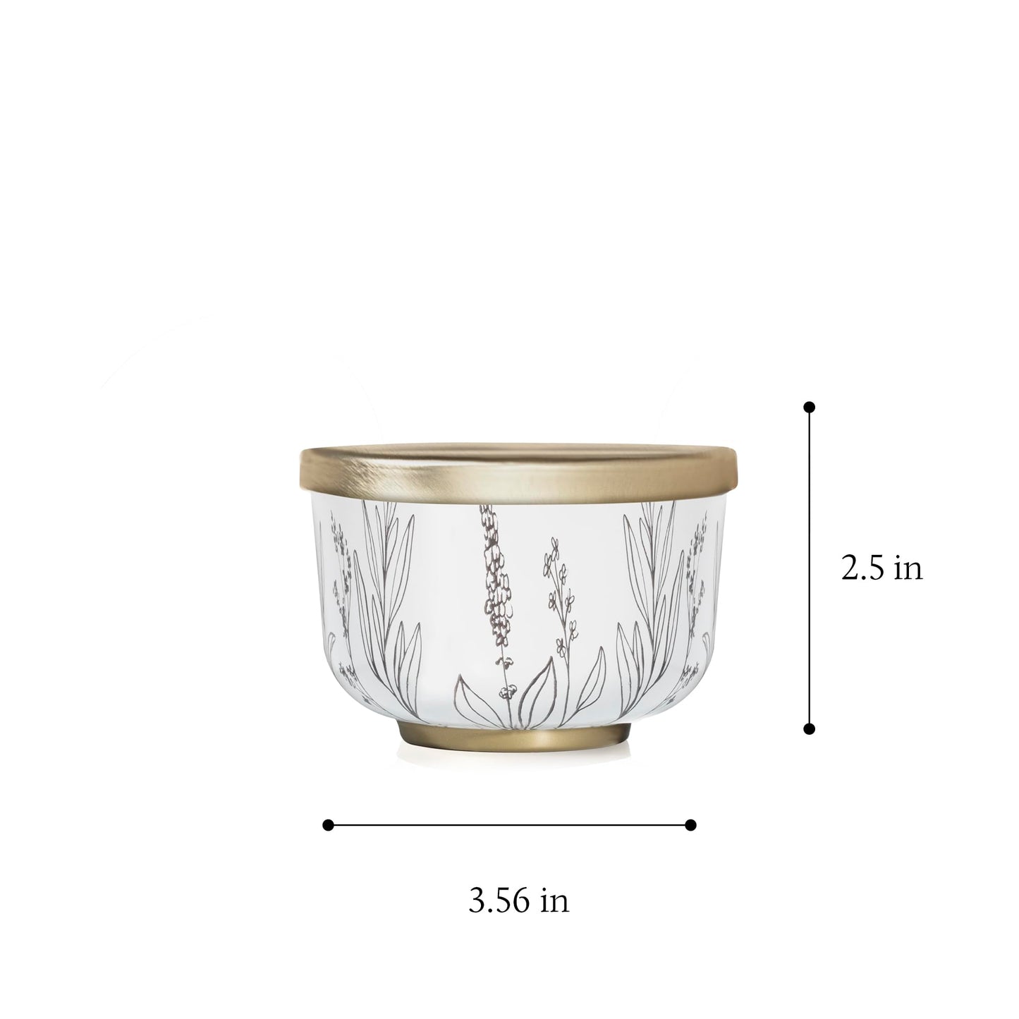 Thymes Scented Candles for Women & Men – Tin with Lid – Luxury Home Decor – Citronella Candles with Notes of Olive Leaf, Lemongrass, & Gardenia – Outdoor Decor (Citronella Grove, 6.5 oz)