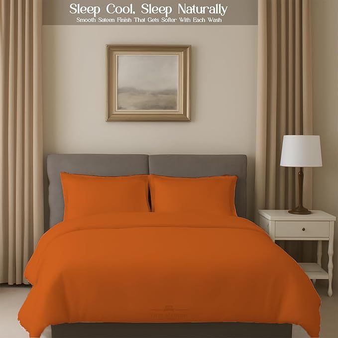 Sleeper Sofa Bed Sheet, 100% Cotton 400 Thread Count, 4 Piece Set, Deep Pocket