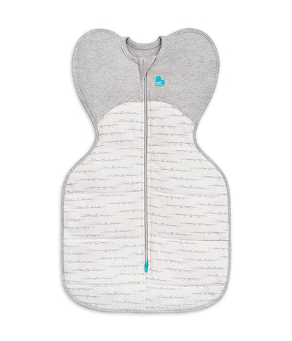 Love To Dream Swaddle Up, Small 3.5-6 kg, White Dreamer, Snug Fit Supports Good Sleep, 2.5 Tog Suitable for Cooler (16-20°C) Temperature, Machine Washable & Double Zip for Easy Nappy Change