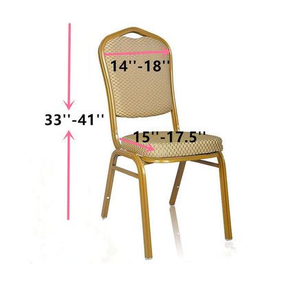 iEventStar Stretch Polyester Dining Chair Cover Slipcover for Wedding Banquet Party Dining Room (Red)