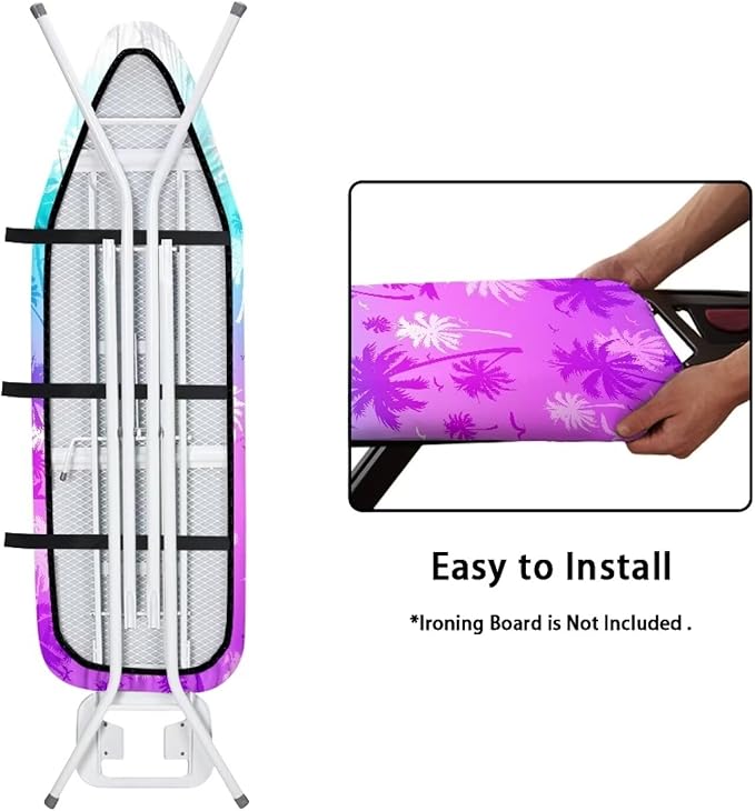 Tropical Palm Tree Leaf Ironing Board Cover