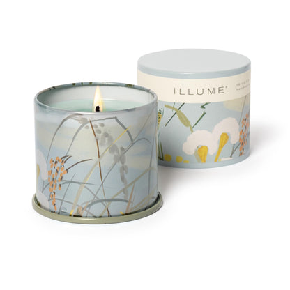 Illume Beautifully Done Essentials Fresh Sea Salt Vanity Tin Scented Candle