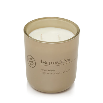 Chesapeake Bay Candle Intentions Collection Candle Be Positive: Perspective is everything (Citrus Sugar) 13 oz Home Décor