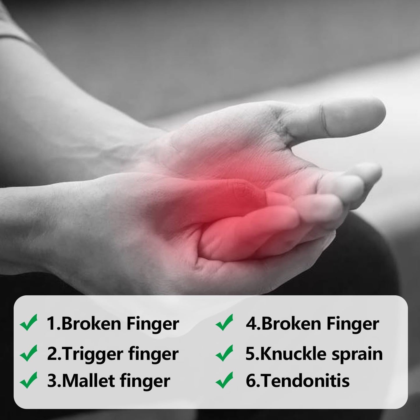 UOMIO 8 PCS Finger Sleeves, Finger Compression Sleeve, Finger Covers, Finger Splints Finger Sleeves, Breathable Finger Tape, Finger Wraps for Arthritis Sprain Trigger Finger Sports Aid Support