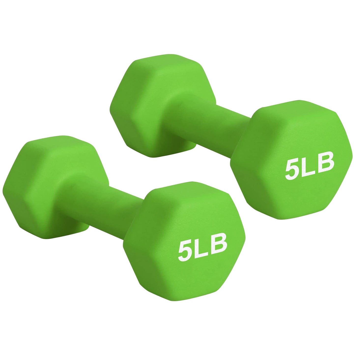 Dumbbell Hand Weight Pairs – Neoprene Dumbbell Exercise & Fitness For Home Gym Equipment and Adjustable Dumbbell Sets–Non-Slip, Color Coded Hex Shaped Free Weights For Women,Men 2LB 3LB 5LB 8LB 10LB Pounds