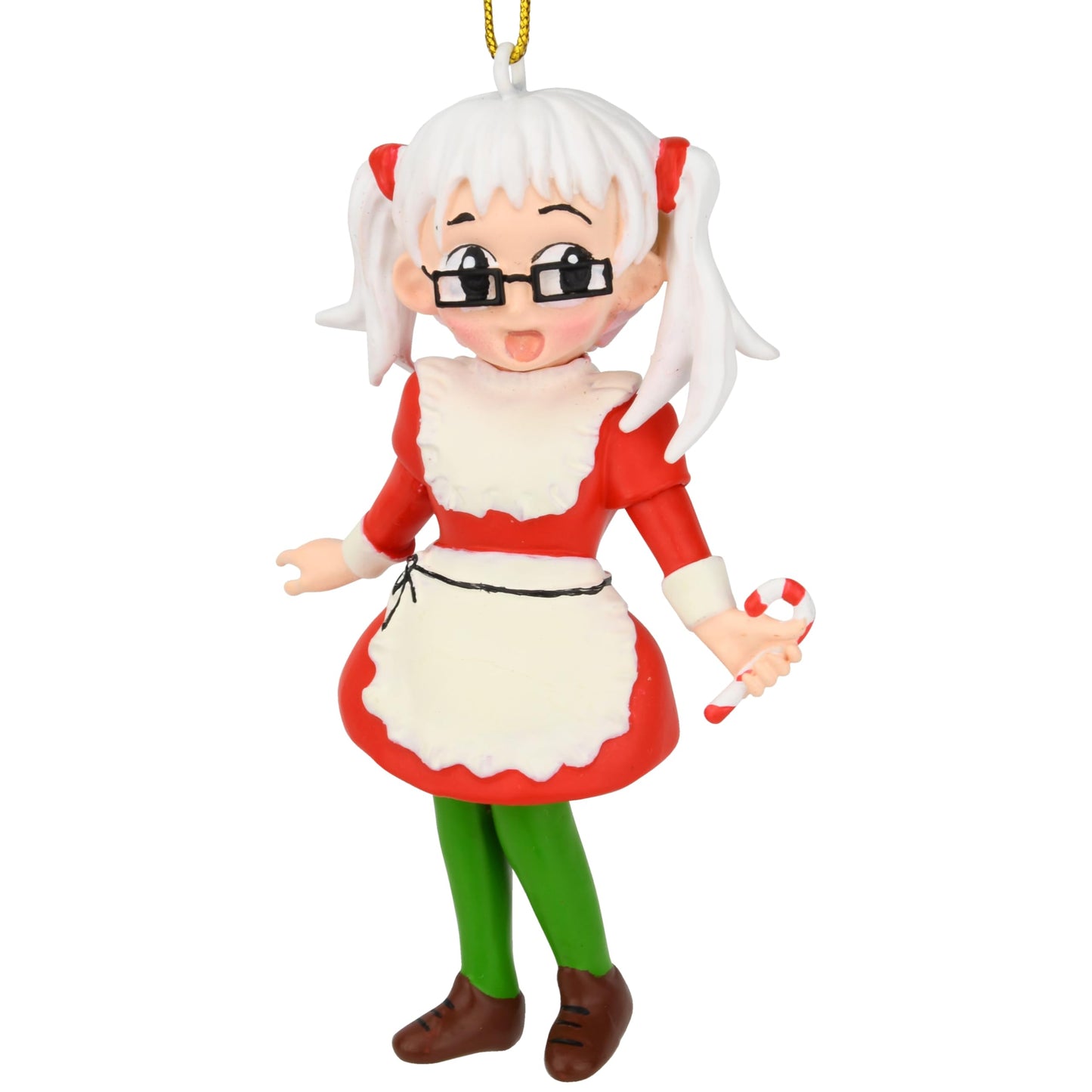 Tree Buddees Anime Christmas Ornament Collection – Choose Anime Santa, Anime Mrs. Claus, or Anime Reindeer – Cute Cartoon Character Holiday Decor (Anime Mrs. Claus)